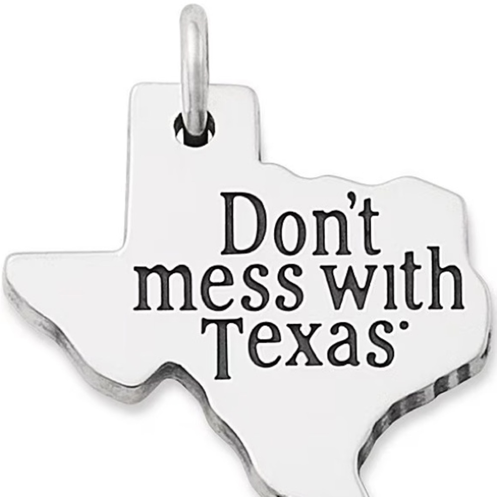 James Avery "Don't mess with Texas®" silver Charm